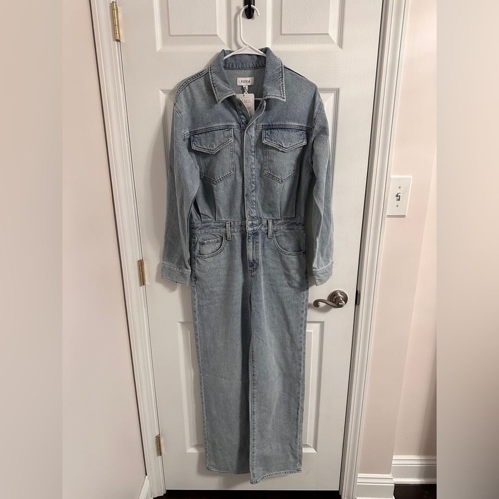 NWT Pistola Nikkie Long Sleeve Denim Jumpsuit